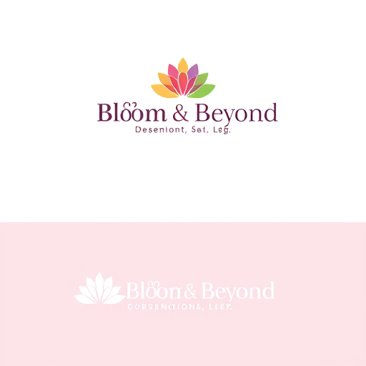 Professional logo design. Logo Design Create Bloom & Beyond a primary logo and a simplified version (monogram/icon). The logo should represent growth, confidence, and empowerment. Color Palette & Typography Define brand colors (3–5 colors) and fonts. Explain the reason for choosing them. 