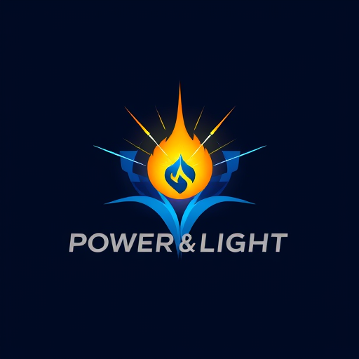 Professional logo design. logo design for Power and Light