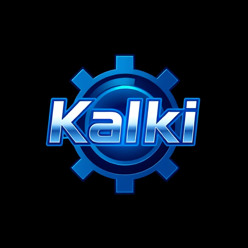 Professional logo design. create a Kalki Automation Logo like 2nd one kalki look bold and shiny
