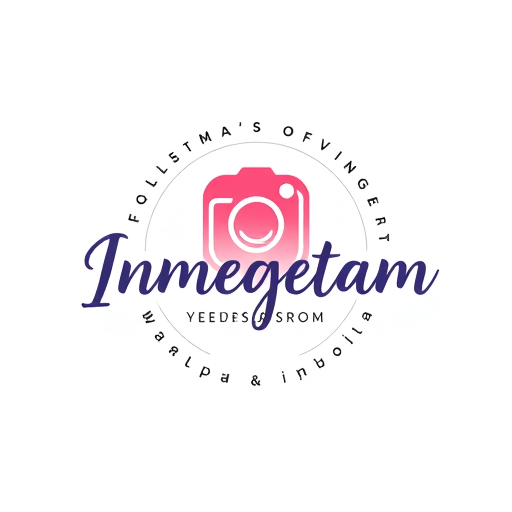 Professional logo design. Instagram theme with INMEMESTAGRAM writing logo
