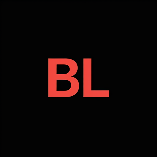 Professional logo design. BL word involve colour is black and muted coral
