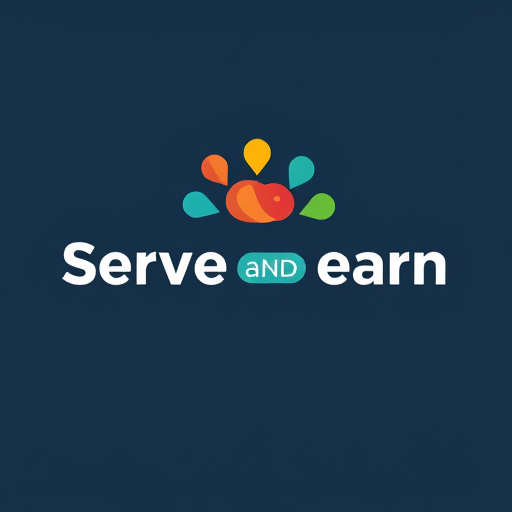 Professional logo design. Serve and earn An app that uses gamification to encourage community service.Users could earn points or rewards for volunteering, making it fun and engaging for people to help. Which should be motivated and be unique and society based . Should be helpful for society like peoples in there 
