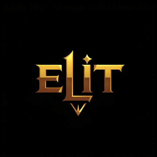 Professional logo design. Give me an idea for the logo, it's the music band ELIT and I need the letter E to be catchy and the other letters in the name to be recognizable on the logo and to be interesting at first glance and to have some shade of gold, a black background and to be downloadable as a png