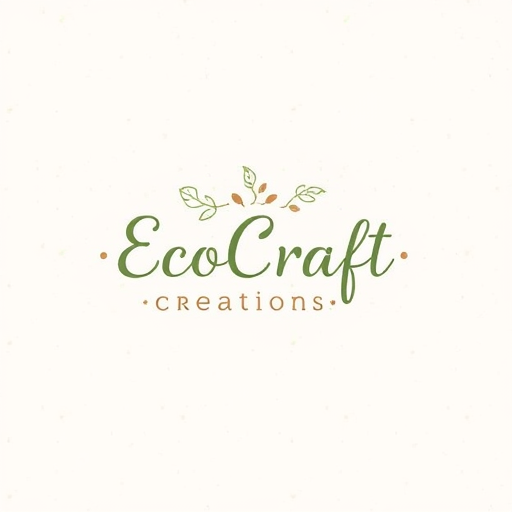 Professional logo design. Minimalist for a sustainable craft supplies brand named "EcoCraft Creations": a delicate scattering of small, abstract, hand-drawn botanical elements like leaves and seed pods, in a muted, earthy color palette of soft greens, warm browns, and a touch of creamy off-white. The typography should be a clean, sans-serif font with a slightly organic feel, reminiscent of handwritten script but highly legible. Design with a focus on natural textures and a subtle, organic flow. The visual execution should be light and airy, with a focus on negative space. Abstract, subtle elements on a light parchment background.
