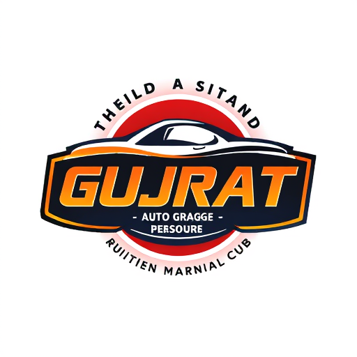 Professional logo design. 𝐆𝐔𝐉𝐑𝐀𝐓 𝐀𝐔𝐓𝐎 𝐆𝐀𝐑𝐀𝐆𝐄