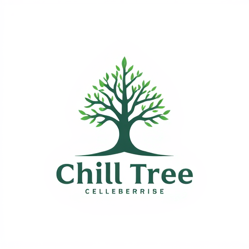 Professional logo design. Chill tree