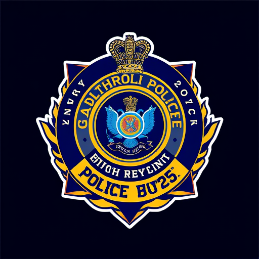Professional logo design. Gadchiroli Police Bharti 2025