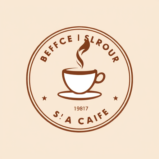 Professional logo design. S A cafe