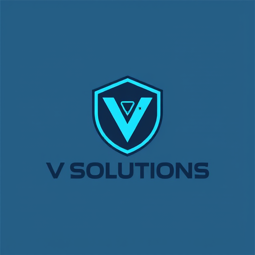Professional logo design. 📛 Name Suggestion V SOLUTIONS ________________________________________ 🎨 Theme & Style • Theme: YOUR SAFETY IS OUR PRIORITY • Style: Modern, minimal, professional, tech-inspired ________________________________________ 🌈 Colors • Blue → Trust, safety, technology • Black/Grey → Strength, professionalism • Red (accent) → Alertness, warning, protection ________________________________________ ✨ Vibe & Inspiration • A shield + CCTV camera icon merged together (symbol of protection) • Clean typography with bold, futuristic fonts • Circular shape to symbolize 360° surveillance • Simple but powerful look (works on both digital and print) ________________________________________ 👉 PLEASE design and show logo image for this concept 