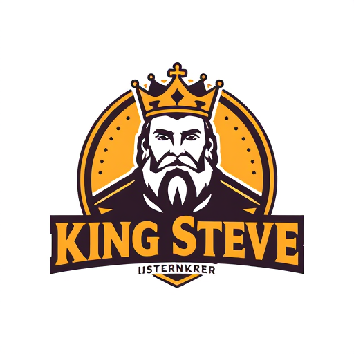 Professional logo design. King Steve 