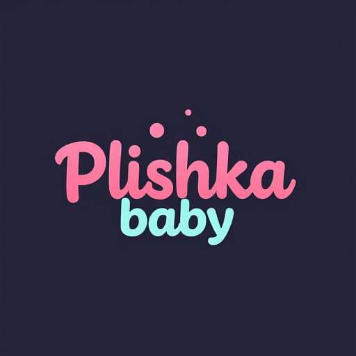 Professional logo design. I want to design logo from name of the brand Plishka baby I want logo frm that text with powerful lines and pastel colors