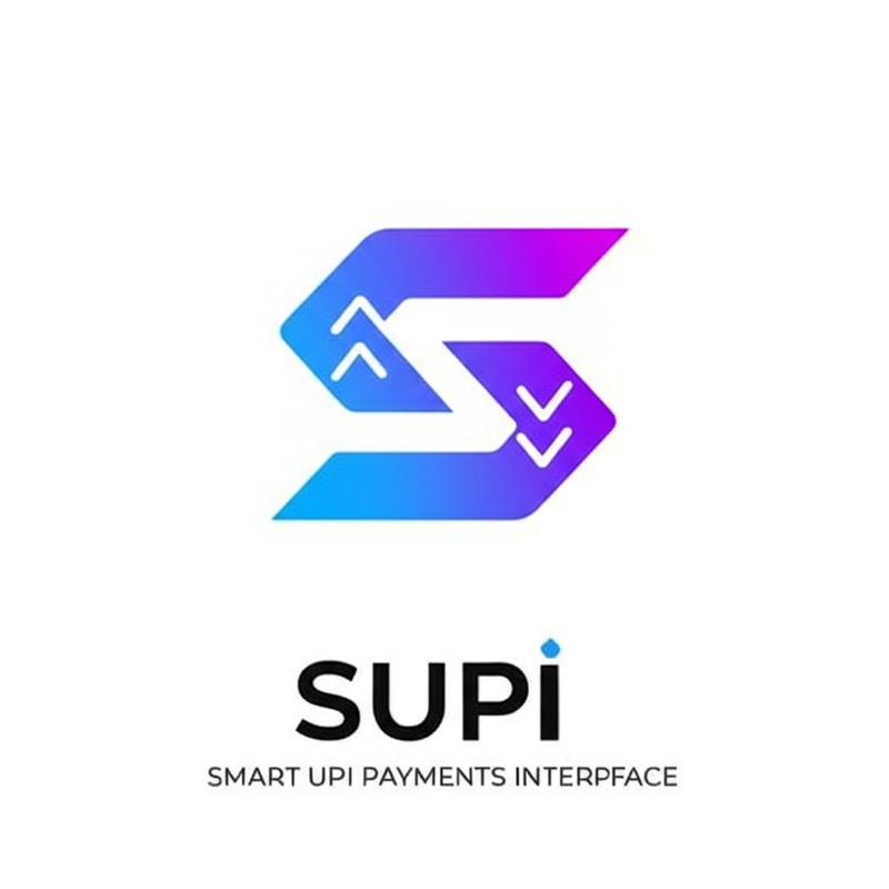 SUPI Logo Concept (Abstract / Geometric Icon + Wordmark)
1. Core Idea

The icon should represent:

Digital Payment Flow (fast, seamless, smart).

Trust & Security (finance reliability).

Success Confirmation (✅ tick → payment completed).

Letter “S” (for SUPI).

2. Abstract / Geometric Icon Design

Shape:

Start with a geometric “S” form.

Build it using two diagonal strokes (like the image you shared).

Inside, integrate double right-ticks (✅✅) → represents transaction success.

Slight rotation → gives the feeling of forward motion / progress.

Style:

Minimal + modern.

Flat or light gradient (blue → purple).

Rounded edges → makes it approachable & friendly.

3. Color Story

Blue → Trust, safety, banking reliability.

Purple → Digital innovation, smart solutions.

Gradient blend → Movement, progress, futuristic feel.

4. Wordmark (SUPI)

Typeface: Clean, sans-serif (Poppins, Inter, or Google Sans style).

Placement: Icon left, “SUPI” right.

Below “SUPI” → tagline in smaller caps → SMART UPI PAYMENTS INTERFACE.

This way, full form is always communicated.

5. Story Behind the Logo (For Branding Deck / Pitch)

“The SUPI logo is inspired by the journey of a digital payment. The geometric ‘S’ symbolizes Smart Payments, while the hidden right-tick marks inside represent trust and successful transactions. The gradient colors reflect a modern, digital-first approach, making payments not just secure, but also smart and seamless.”

6. Applications

App Icon: Just the abstract “S” icon.

Splash Screen: Icon + Wordmark + tagline.

Payment Success Animation: Icon glows with ✅ tick highlight.

Merchants / QR Stickers: Clean, recognizable “S” symbol for trust.
