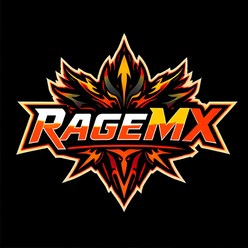 Professional logo design. RageMX 