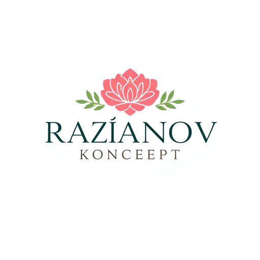 Professional logo design. logo for flower shop named RAДANOV KONCEPT, I want only text in logo but it has to be asociatated with theme, modern and it needs to look expensive