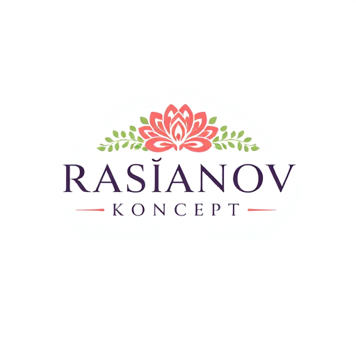 Professional logo design. logo for flower shop named RAДANOV KONCEPT, I want only text in logo but it has to be asociatated with theme, modern and it needs to look expensive
