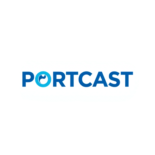 Professional logo design. ninga para- portcast channel logp