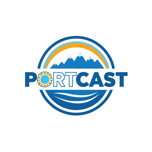 Professional logo design. ninga para- (portcast channel logp)