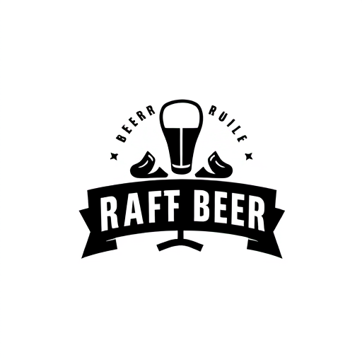 Professional logo design. DESIGN ME A MINIMALIST LOGO FOR A CRAFT BEER USING ONLY TWO COLORS: BLACK AND WHITE.
