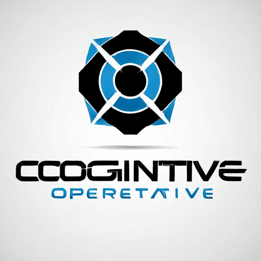 Professional logo design. a logo for a dissident, dynamic modern company called "cognitive operative" <lora:sdxlbase20:1>