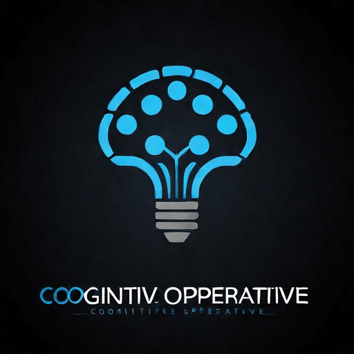 Professional logo design. a logo for a Revolutionary, dynamic modern company called "cognitive operative" <lora:sdxlbase20:1>
