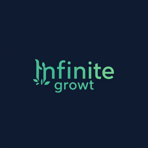 Professional logo design. CREATE A LOGO WITH NAME infinite growth...catchy attractive mild colours and small text belwo