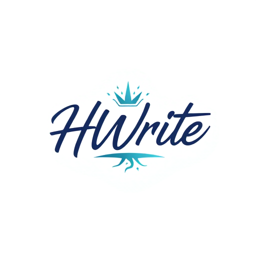 Professional logo design. HWrite