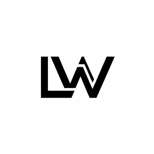 Professional logo design. Based on the image you provided, here are a few prompts you could use to generate similar logos, ranging in specificity:Simple & Direct:"A monogram logo combining the letters L and W, black on white, modern, geometric."More Descriptive (Adding Style Cues):"A bold, abstract monogram logo featuring an intertwined L and W, minimalist, sharp angles, black on white background.""A sleek and modern logo design with the letters L and W cleverly integrated into a single geometric shape, flat black, white background.""Create a striking corporate logo using the initials LW, designed with clean lines, strong visual impact, and a contemporary feel, isolated on a white background."Focusing on the Interlocking Aspect:"An interlocking letter logo for 'LW', highly stylized, sharp and angular, strong contrast, black color, white canvas.""A creative negative space logo with the letters L and W seamlessly woven together, modern aesthetic, black ink, plain white backdrop."A sleek, minimalist monogram logo of intertwined letters L and W, geometric design, sharp edges, black color on a clean white background, abstract, corporate style. --ar 1:1"