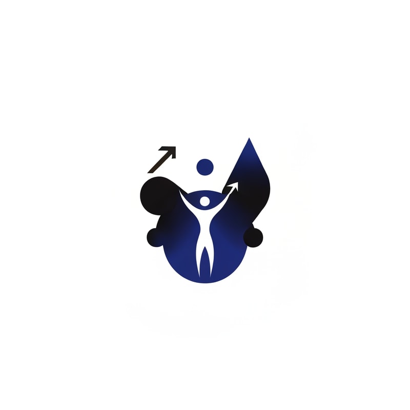 Create a minimalist and modern logo for a Discord server focused on self-improvement and personal development.
The design should be clean, simple, and powerful, using a black and deep blue color palette.
Style should feel competitive, disciplined, and high-performance (inspired by elite mindset and growth).
Include subtle symbolic elements like an upward arrow, abstract human figure, or geometric shapes representing progress, strength, and evolution.
Avoid clutter — keep it very minimal, sharp, and visually striking.
The logo should be easily recognizable even at small sizes (Discord icon format).
Use strong contrast, smooth lines, and a slightly futuristic aesthetic.