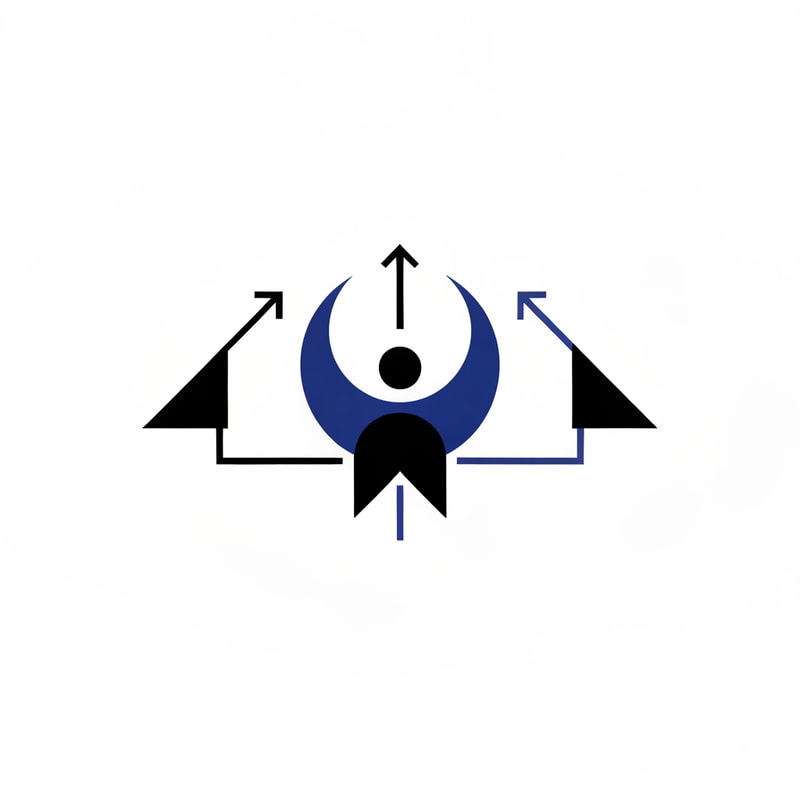 Create a minimalist and modern logo for a Discord server focused on self-improvement and personal development.
The design should be clean, simple, and powerful, using a black and deep blue color palette.
Style should feel competitive, disciplined, and high-performance (inspired by elite mindset and growth).
Include subtle symbolic elements like an upward arrow, abstract human figure, or geometric shapes representing progress, strength, and evolution.
Avoid clutter — keep it very minimal, sharp, and visually striking.
The logo should be easily recognizable even at small sizes (Discord icon format).
Use strong contrast, smooth lines, and a slightly futuristic aesthetic.