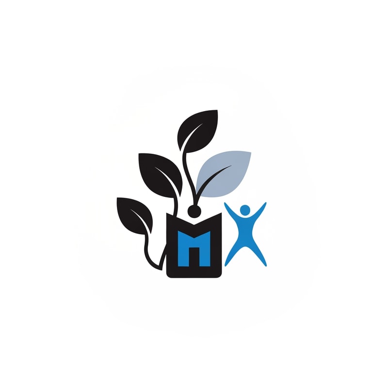 creer moi un logo pour un server discord baser sur l'amelioration de soi et le developpement personnel avec ub style simpliste plus noir et bleu et style compet tres simpliste mais style trakile