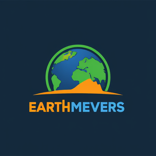 Professional logo design. earthmovers