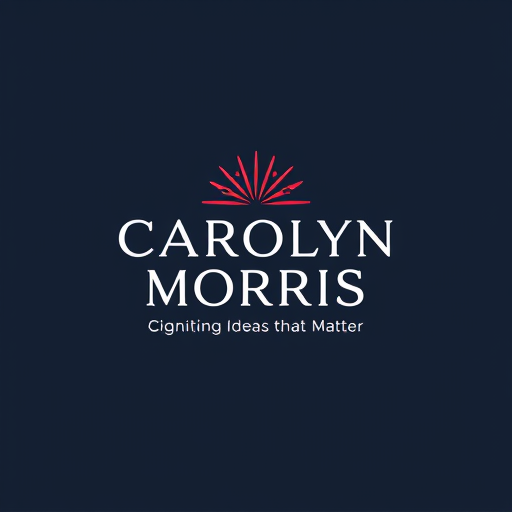 Professional logo design. 'Carolyn Morris' logo. the tagline is Igniting Ideas that Matter.