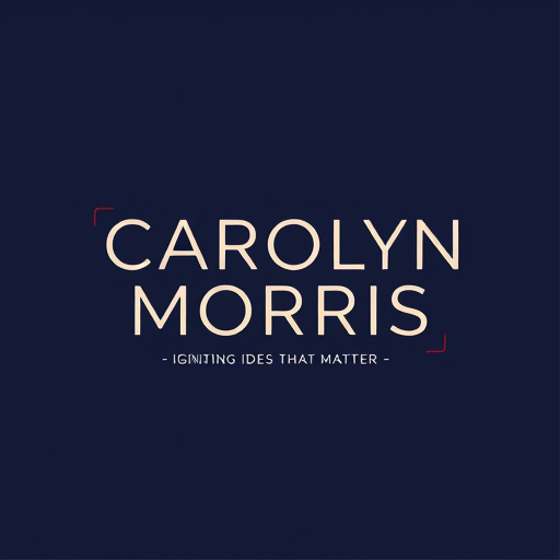 Professional logo design. 'Carolyn Morris' logo. the tagline is Igniting Ideas that Matter.