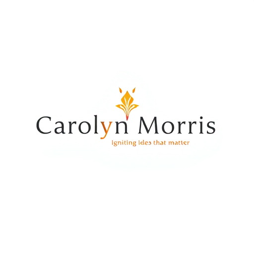 Professional logo design. 'Carolyn Morris' logo. the tagline is Igniting Ideas that Matter. style: Minimalist with warmth, strategic, but not stiff. Elegant, with a spark of inspiration.