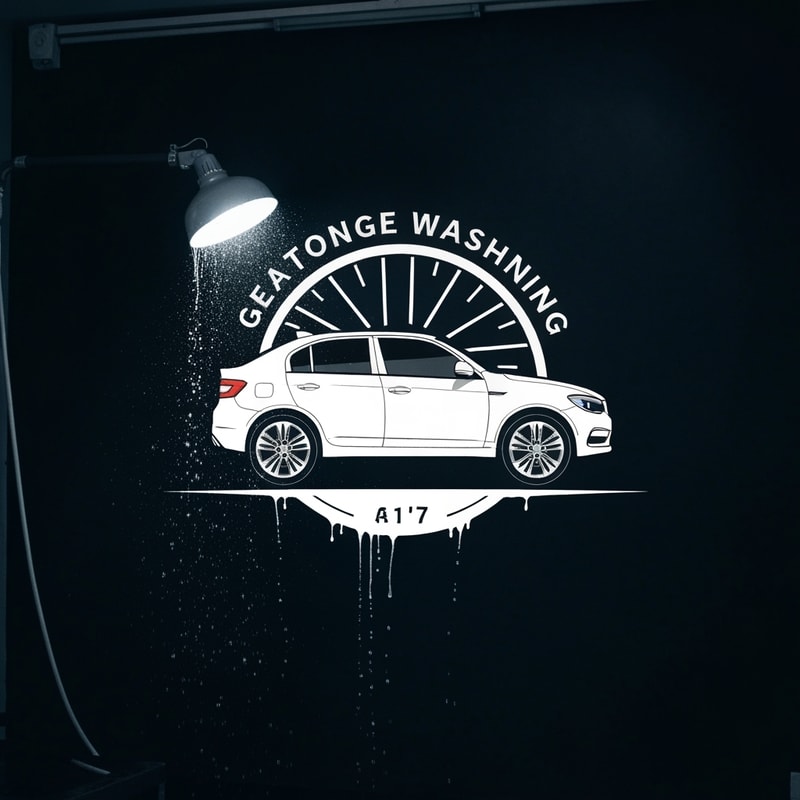 Car Washing of logo