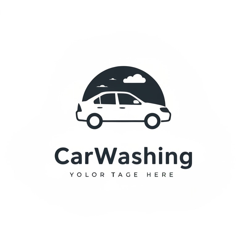 CarWashing icon logo without text