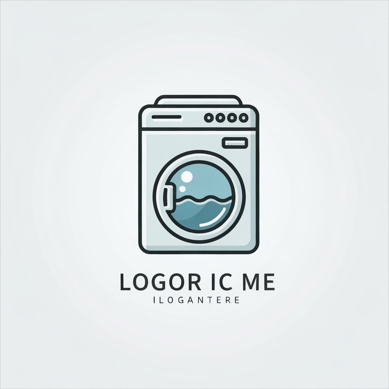 washingmachine of logo icone