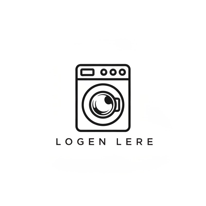 LOGO with washingmachine icone
