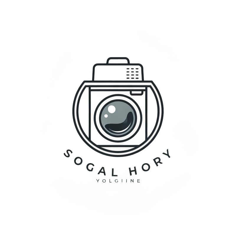 washingmachine of logo unique