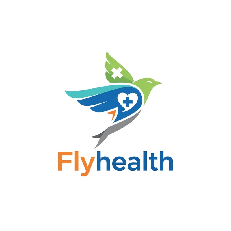 Flyhealth a medical tourism logo only logo not yse text