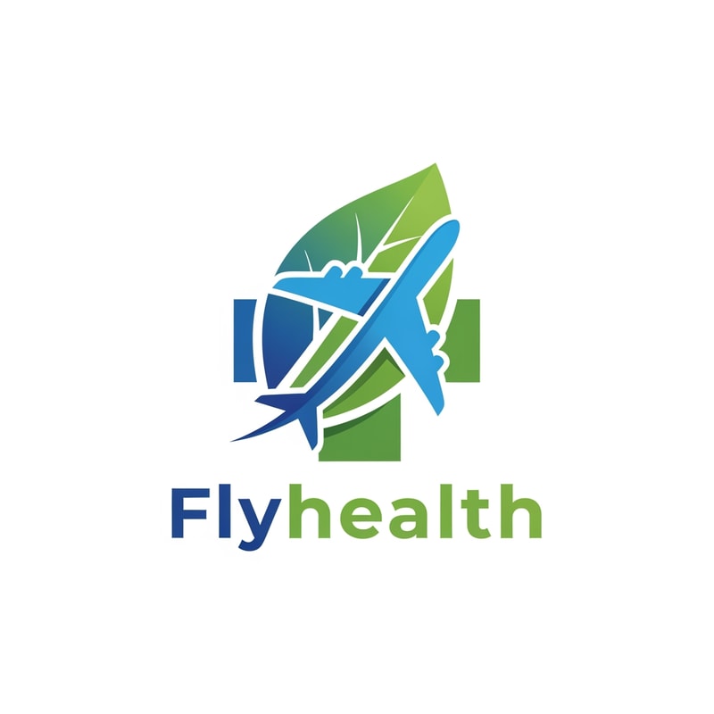 Flyhealth of logo a unique style