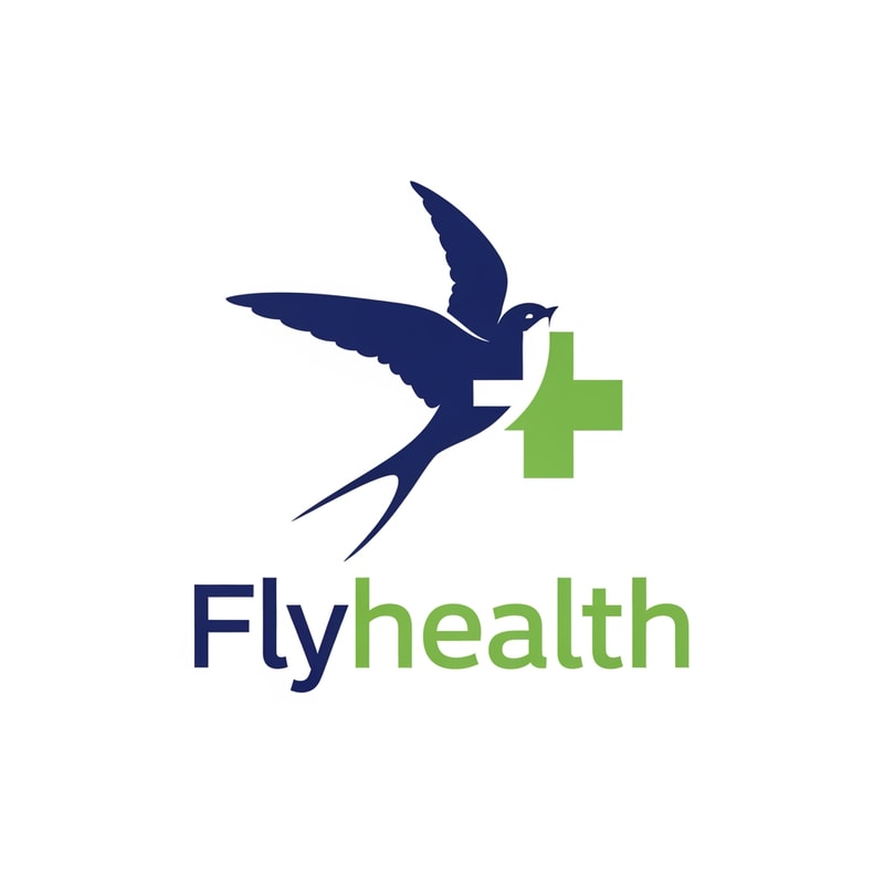 Flyhealth a medical tourism logo only logo not yse text