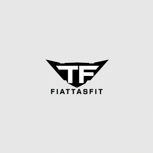 Professional logo design. a plane minimilist vector black logo with theme ofa gym for mu brand team fit logo should include two letters TF