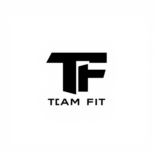 Professional logo design. vector black logo with theme of a gym for my brand team fit logo should include two letters TF . minimilist simple only letters no words  and add simple minimlist add dumble vector on  sides make short and simple minimilist logo