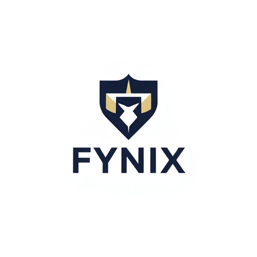 Professional logo design. FYNIX clothing logo logo