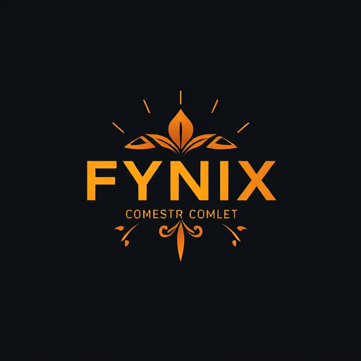 Professional logo design. FYNIX clothing logo logo