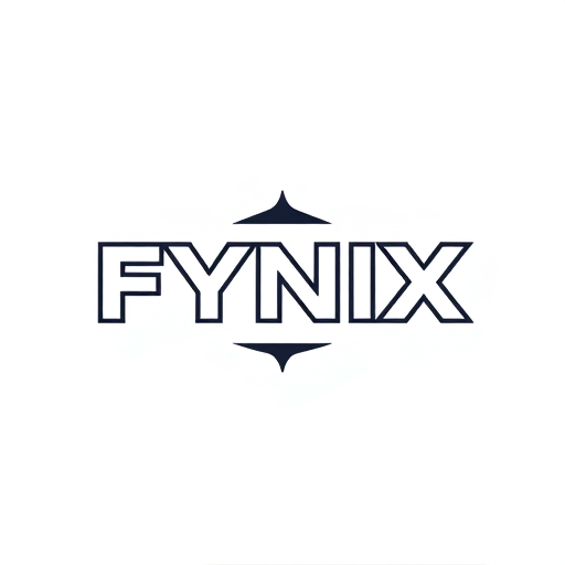 Professional logo design. FYNIX clothing logo logo
