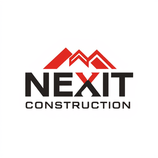 Professional logo design. NEXIT CONSTRUCTION LTD CIVIL WORK BUILDING AND CONSTRUCTION RELIABILITY AND EXCELLENCE RED AND WHITEMAKING A GOOD DESIGNS OR LOGOSomething is more unique