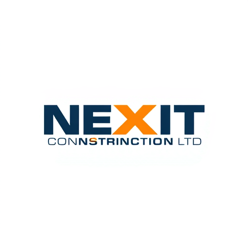 Professional logo design. NEXIT CONSTRUCTION LTD CIVIL WORK BUILDING AND CONSTRUCTION RELIABILITY AND EXCELLENCE