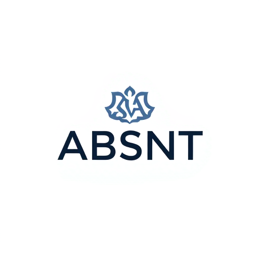 Professional logo design. Make a monogram with the name ABSNT